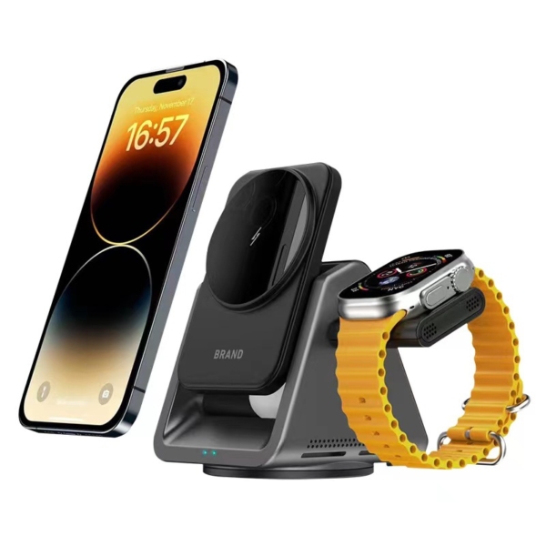 磁吸三合一｜磁吸充電座
